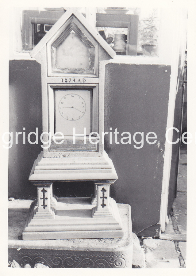 111B - Stone Clock - Owned by Harry Clegg and dated 1874 - Unknown